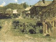 Levitan, Isaak Angle in Pljob Spain oil painting artist